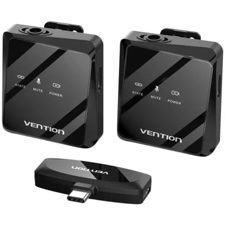 Microphone sans fil USB-C Vention NCBB0 lot de 2 - 14,31 EUR et comparatif