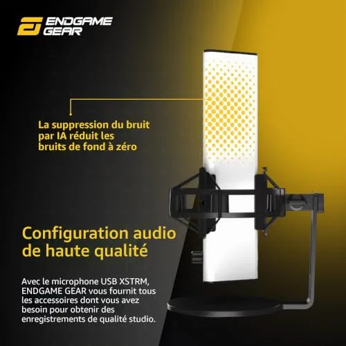Microphone Xstrm Endgame Gear Blanc - vue 4