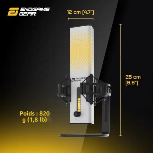 Microphone Xstrm Endgame Gear Blanc - vue 7