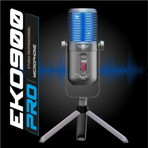 Spirit of Gamer EKO 900 micro gaming USB cardioïde/omnidirectionnel - vue 4