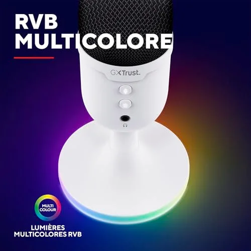 Trust GXT 236W Yami Micro USB cardioïde RGB - vue 5