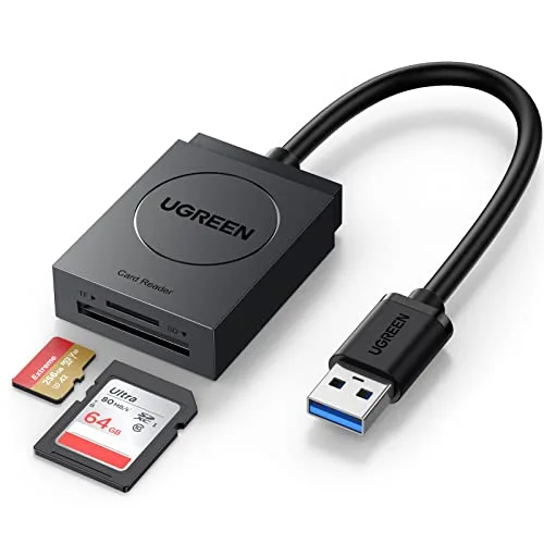UGREEN Lecteur SD/Micro SD USB 3.0 2-en-1
