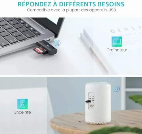 UGREEN Lecteur de carte SD/Micro SD USB 3.0 - vue 8