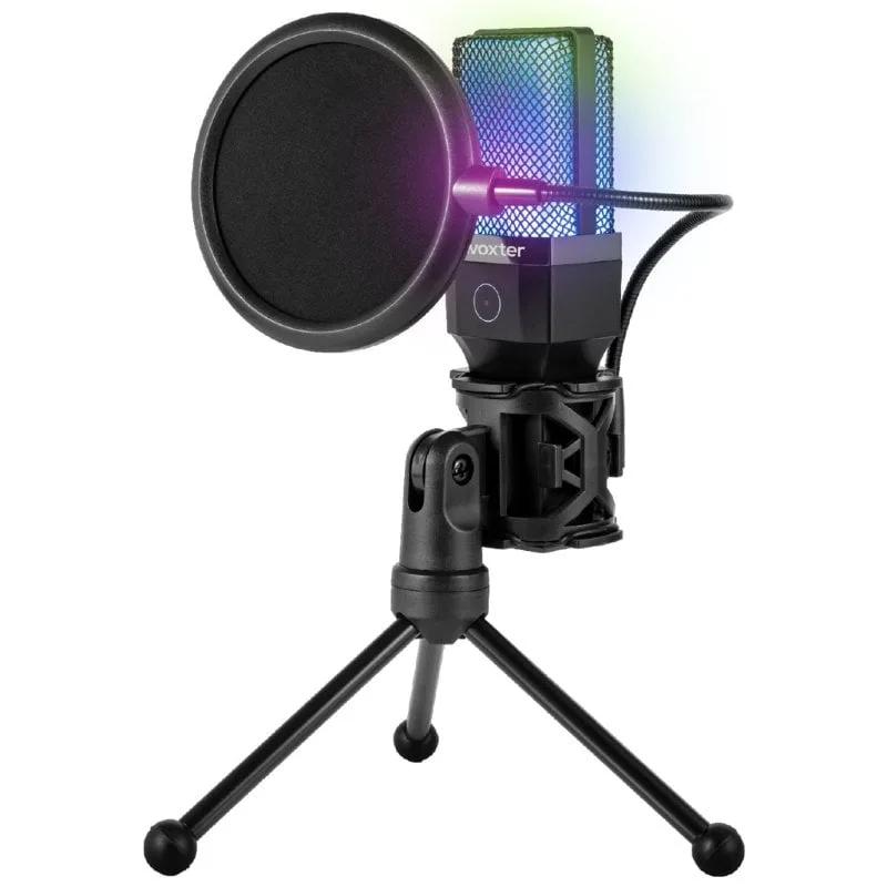 Micro Woxter Mic Studio 65 RGB - 32 EUR et comparatif