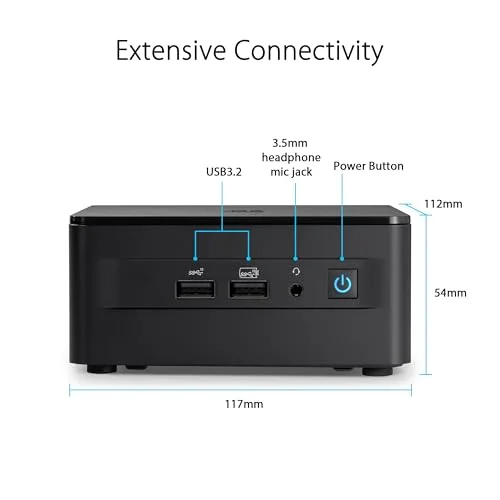 ASUS NUC 13 Pro Slim i3-1315U 8Go 512Go - vue 2
