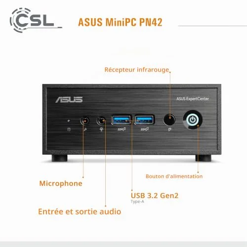 ASUS PN42 Intel N200 32GB 4TB SSD - vue 2