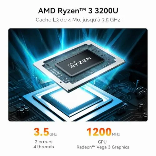 Beelink EQR6 Ryzen 5 6600H 16 Go 500 Go - vue 3