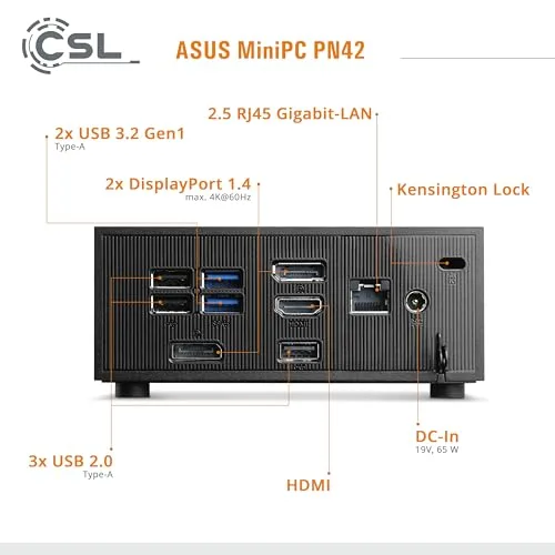 ASUS ExpertCenter PN42 N100 32 Go 2 To SSD - vue 3