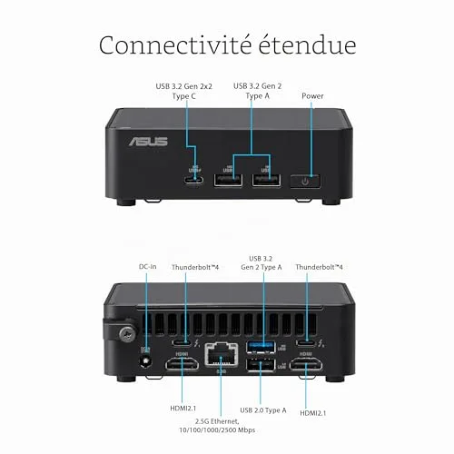 ASUS NUC 14 Pro RNUC14RVKU700000I Core Ultra 7 - vue 4