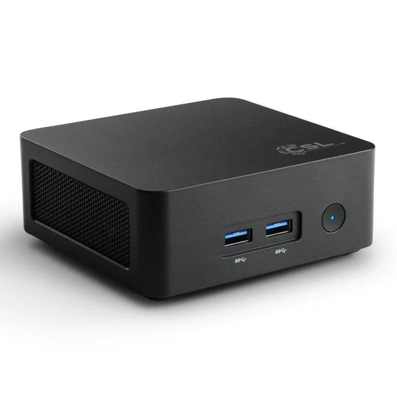 Mini-PC Mini PC CSL Narrow Box Black Intel N150 8GB 2TB