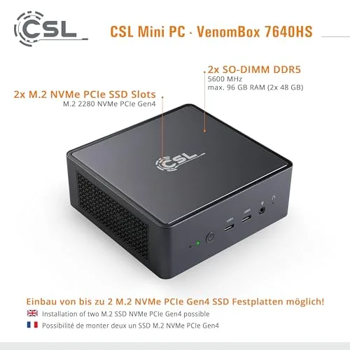 CSL VenomBox 7640HS 64 Go 1 To SSD - vue 5