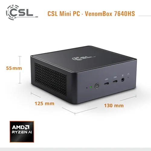 CSL VenomBox 7640HS 96 Go RAM 4 To SSD - vue 2