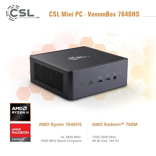 CSL VenomBox 7640HS 96 Go RAM 4 To SSD - vue 6