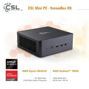 Mini PC CSL VenomBox 8845HS 32GB 1TB - vue 1