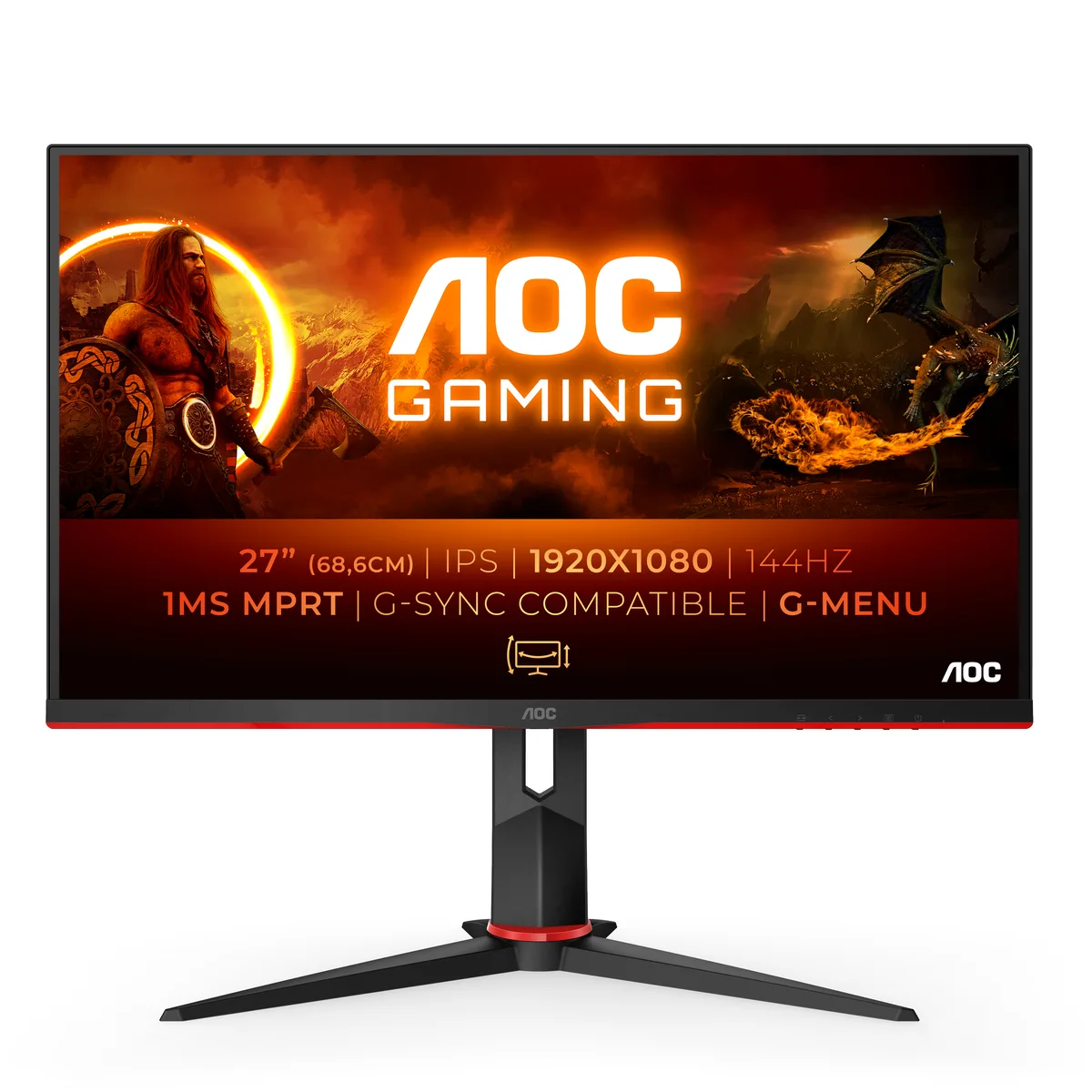 Écran PC AOC 27G2/BK 27" IPS 144 Hz 1 ms