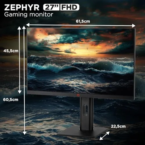 KONIX Zephyr 27" 180 Hz IPS Full HD - vue 2