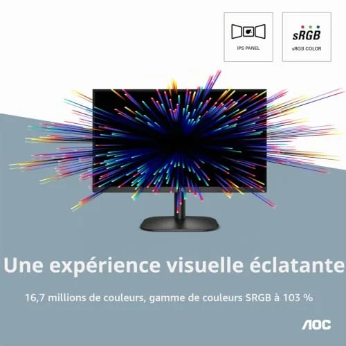AOC 27B2H/EU 27" IPS 75 Hz Full HD - vue 3