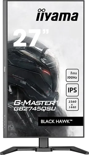 Iiyama G-Master GB2745QSU-B2 27" QHD IPS 100Hz - vue 2