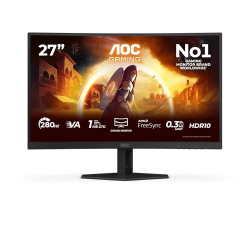 AOC C27G4ZXE 27" incurvé 280 Hz Fast VA - vue 2