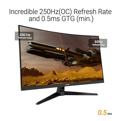 ASUS TUF Gaming VG32VQM5B 31,5" FHD 250 Hz VA - vue 3