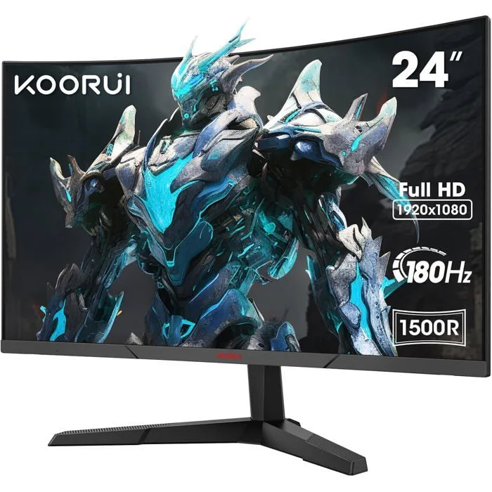 KOORUI 24E6CA 24 pouces 180 Hz incurvé
