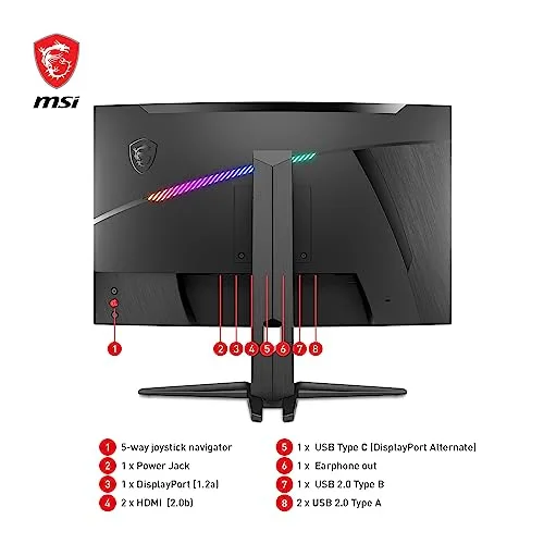 MSI MAG 275CQRF-QD 27" QHD 170 Hz Rapid VA - vue 6
