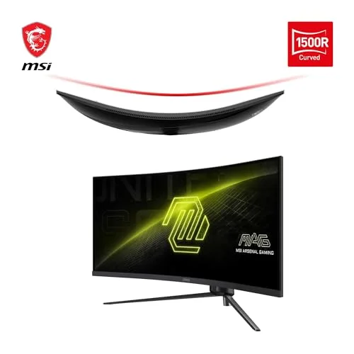 MSI MAG 345CQR 34" UWQHD 180 Hz - vue 2