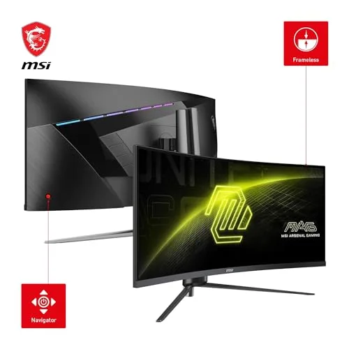 MSI MAG 345CQR 34" UWQHD 180 Hz - vue 3