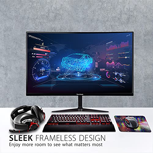 ViewSonic VX2718-2KPC-MHD 27" QHD 165 Hz incurvé - vue 3