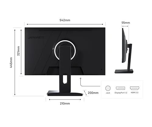 JAPANNEXT JN-I238FHD200F 23,8" IPS 200 Hz - vue 3