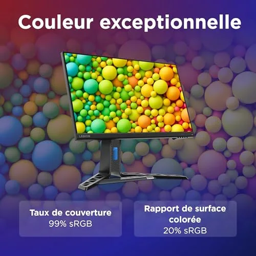 Lenovo Legion R24e 23,8" FHD 180 Hz IPS - vue 6