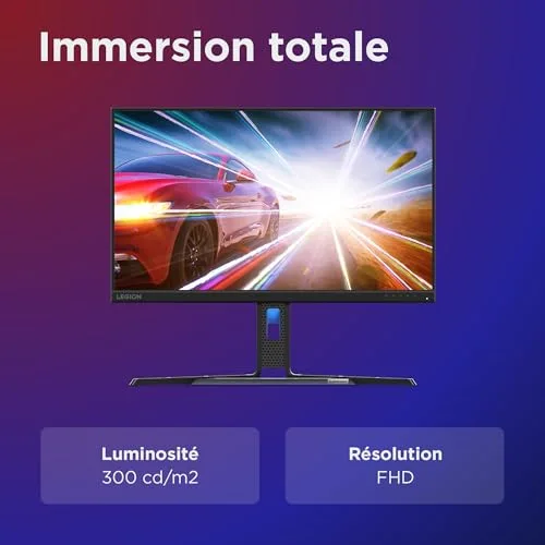 Lenovo Legion R24e 23,8" FHD 180 Hz IPS - vue 7