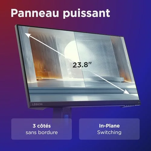 Lenovo Legion R24e 23,8" FHD 180 Hz IPS - vue 8