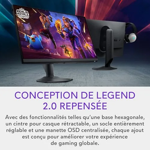 Alienware AW2724HF 27" FHD 360 Hz Fast IPS - vue 6