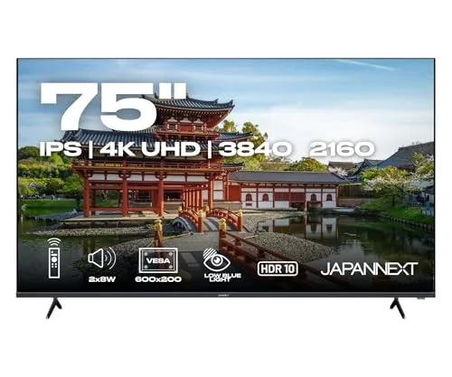 JAPANNEXT JN-IPS7500UHDR-U 75" 4K IPS HDR