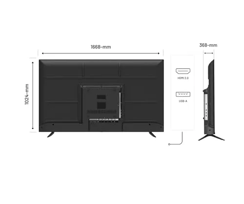 JAPANNEXT JN-IPS7500UHDR-U 75" 4K IPS HDR - vue 2