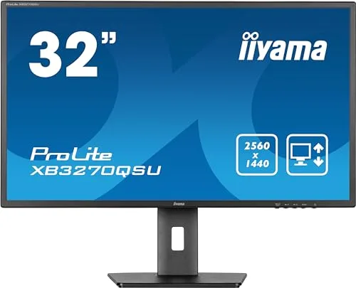 iiyama ProLite XB3270QSU-B1 31,5" QHD IPS 100 Hz