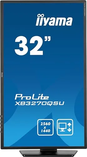 iiyama ProLite XB3270QSU-B1 31,5" QHD IPS 100 Hz - vue 2