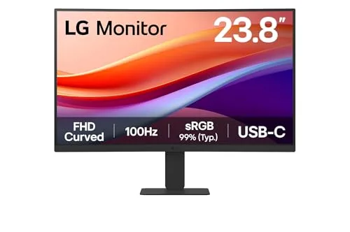 LG 24U421A-B 23,8" VA incurvé 100 Hz FHD