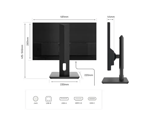 JAPANNEXT JN-I215FLFHSP-C65W 21,5" IPS Full HD - vue 3