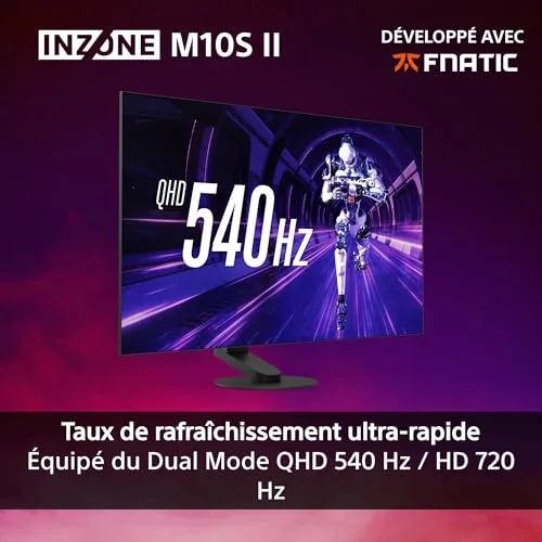 Sony INZONE M10S II 27" OLED 540 Hz QHD - vue 4
