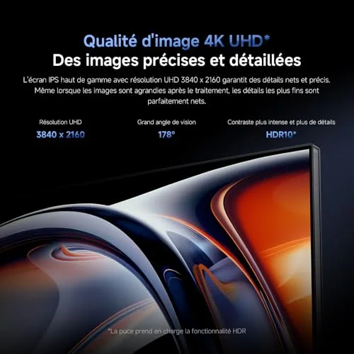 Xiaomi A27Ui 27" 4K IPS 60 Hz - vue 3