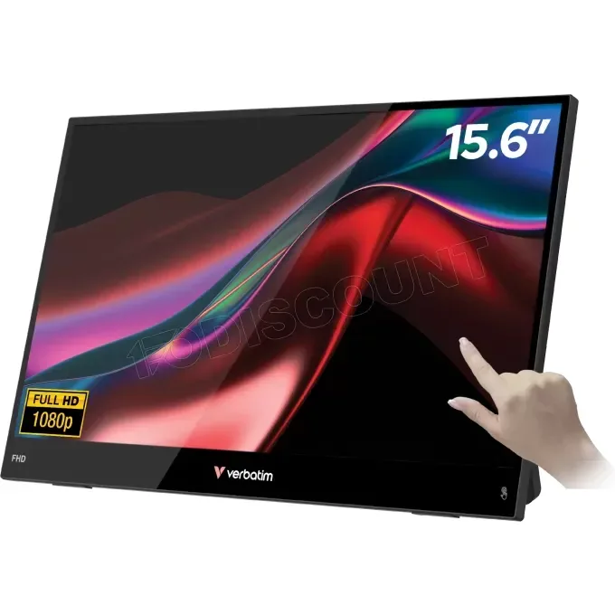 Verbatim Portable 15.6" Touch Monitor LIGHT