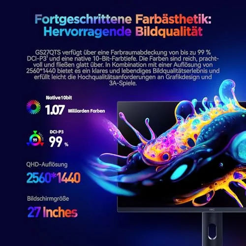 HKC GS27QTS 27 pouces OLED - vue 4