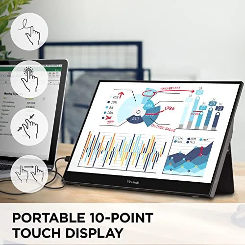 ViewSonic TD1655 15,6" tactile FHD - vue 3