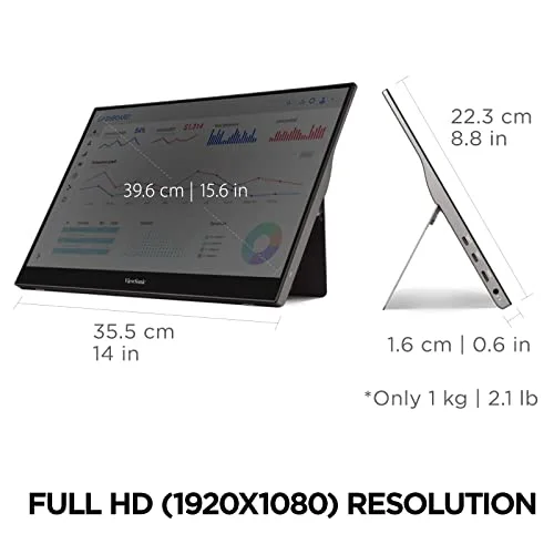 ViewSonic TD1655 15,6" tactile FHD - vue 6