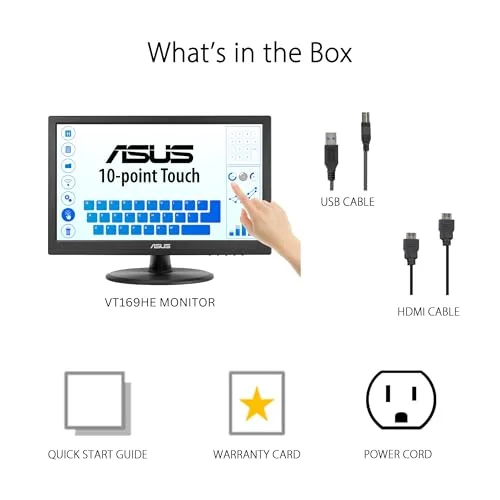 ASUS VT169HE 15,6" tactile Full HD IPS - vue 6