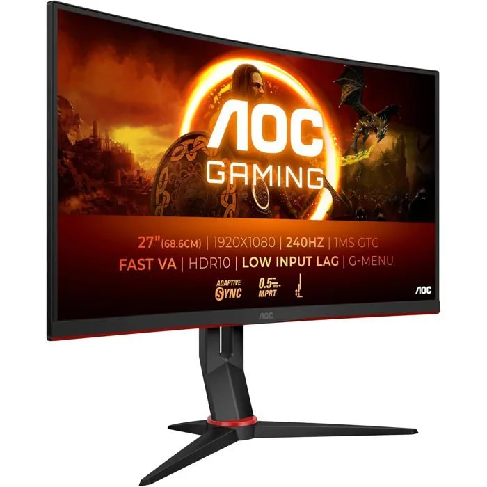 AOC C27G4ZXE 27" incurvé 280 Hz VA