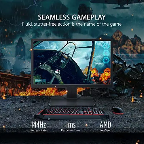 ViewSonic Elite XG240R 24" 144 Hz FreeSync - vue 2