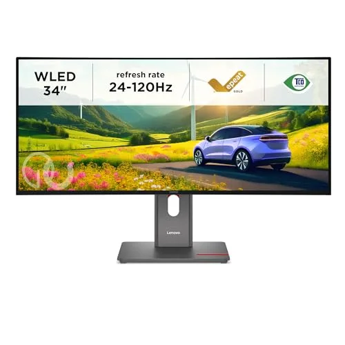 Lenovo ThinkVision P34WD-40 34" UWQHD 120 Hz IPS